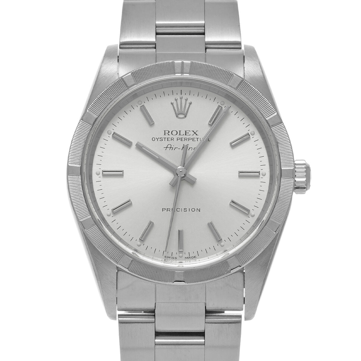 Air-King 14010 A (manufactured circa 1999) Silver ROLEX Men's [Pre-owned].