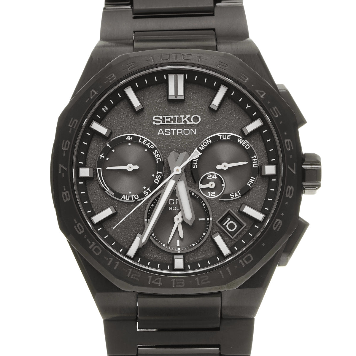 Astron Biohazard Death Island SBXC129 Black SEIKO Men's [Pre-owned].