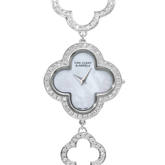 Alhambra Small Model VCARO8OF00 White MOP Van Cleef &amp; Arpels Ladies [Pre-owned]