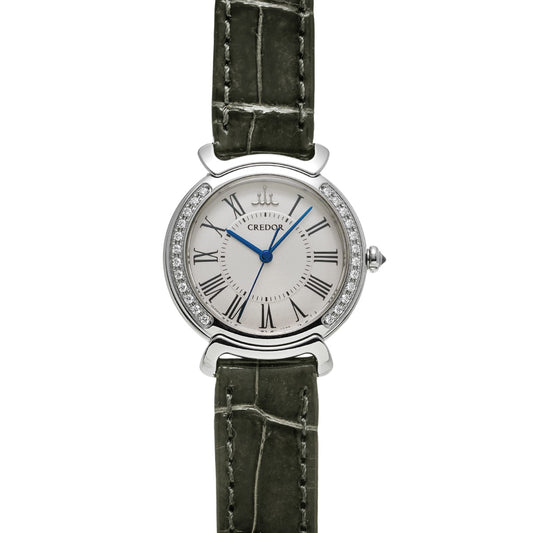 Credor Linearx GSAS927 Silver SEIKO Ladies [Pre-owned].