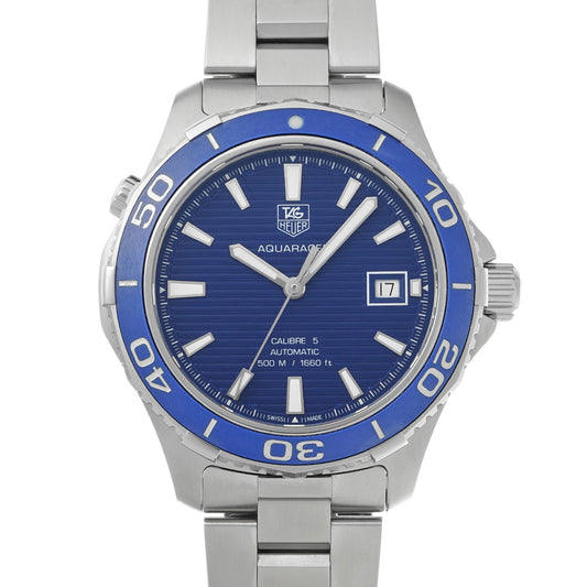 Aquaracer Calibre 5 WAK2111.BA0830 Blue TAG HEUER Men's [Pre-Owned].