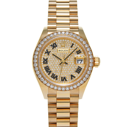 Lady Datejust 28 279138RBR Random Serial Pav Diamond ROLEX Ladies [Pre-owned].