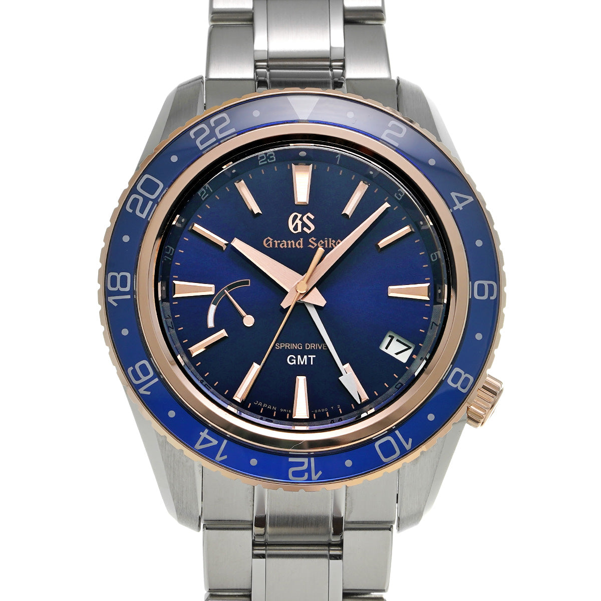 Spring Drive GMT 2022 Special Limited Edition SBGE286 Blue Grand Seiko Men's [Pre-Owned].