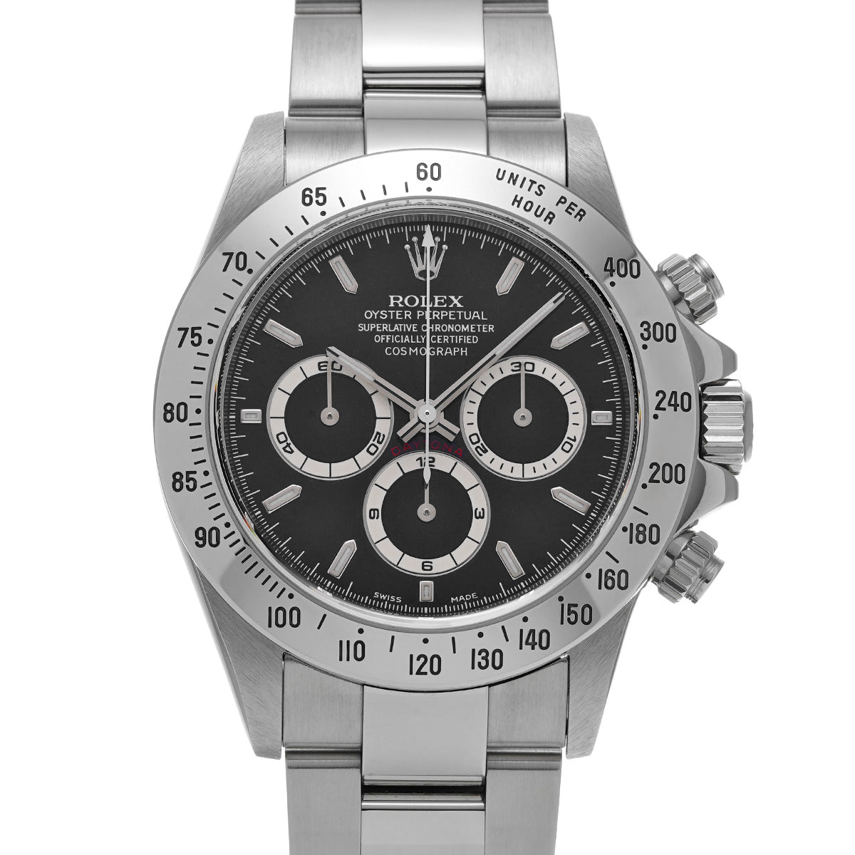 Cosmograph Daytona 16520 A (manufactured circa 1999) Black ROLEX Men's [Pre-Owned].