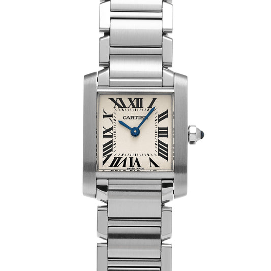 Tank Francaise SM W51008Q3 Silver CARTIER Ladies [Pre-owned]