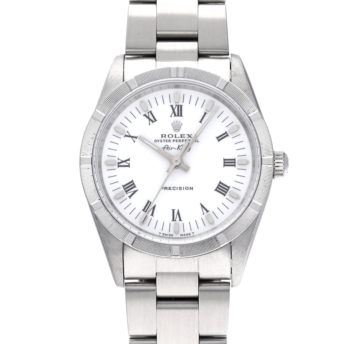 Air-King 14010 W (manufactured around 1995) White ROLEX Men's [Pre-Owned].