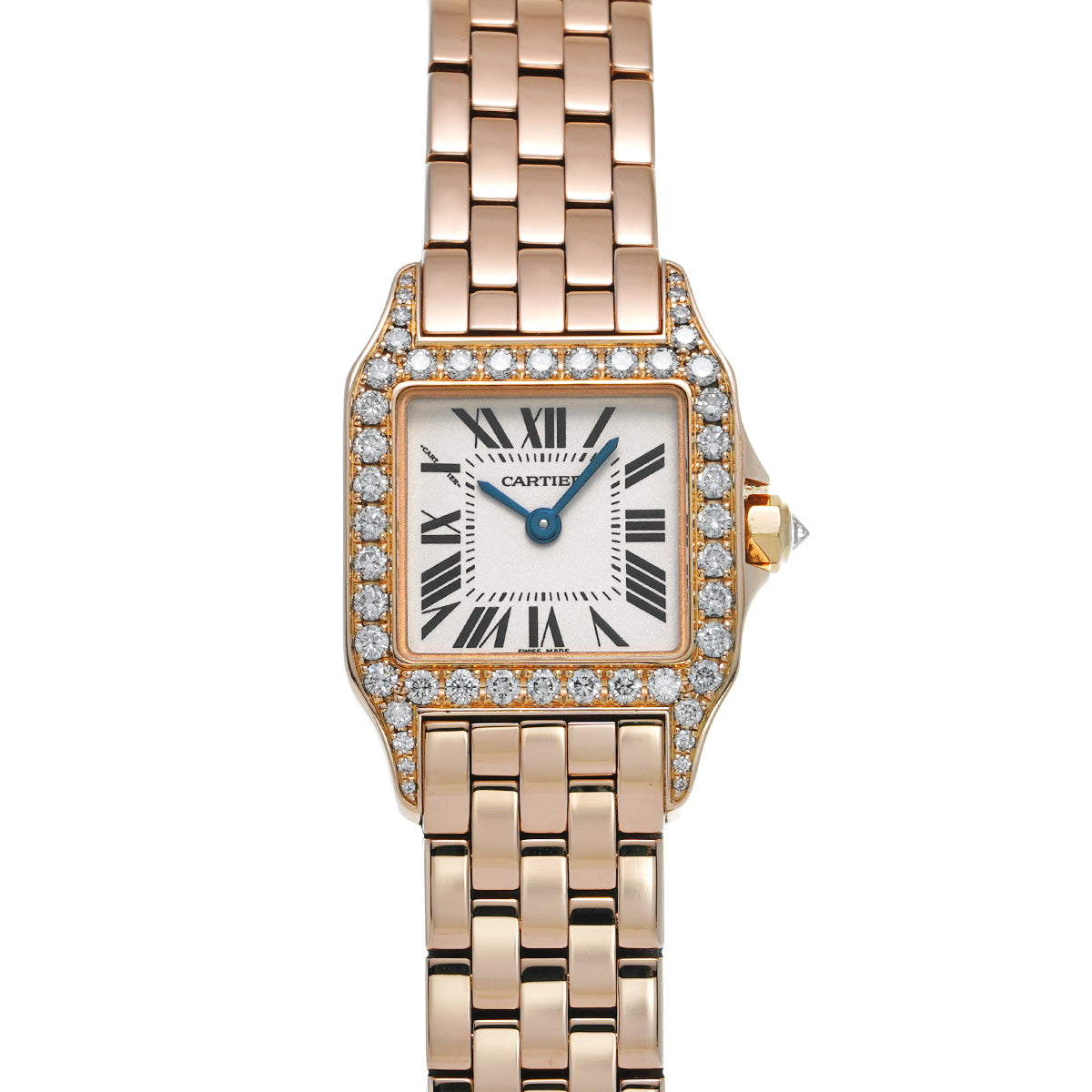 Santos Demoiselle WF9008Z8 Ivory CARTIER Ladies [Pre-owned]