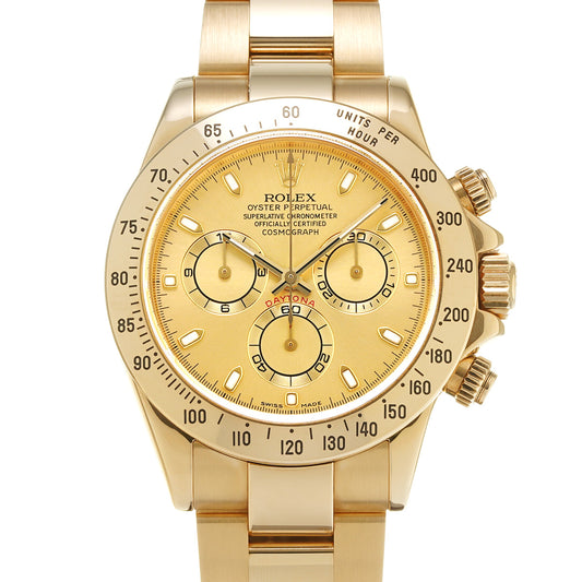 Cosmograph Daytona 116528 A (manufactured circa 1998) Champagne ROLEX Men's [Pre-Owned].