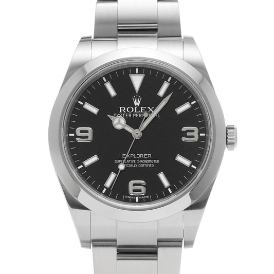 Explorer 214270 G (manufactured circa 2011) Black ROLEX Men's [Pre-Owned].