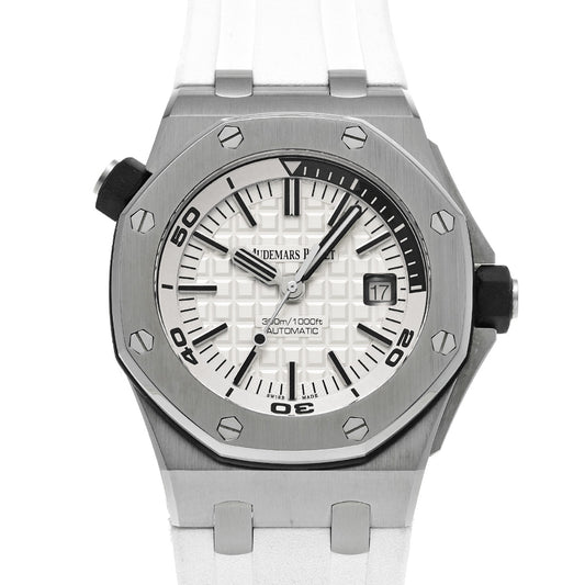 Royal Oak Offshore Diver 15710ST.OO.A010CA.01 White AUDEMARS PIGUET Men's [Pre-Owned]