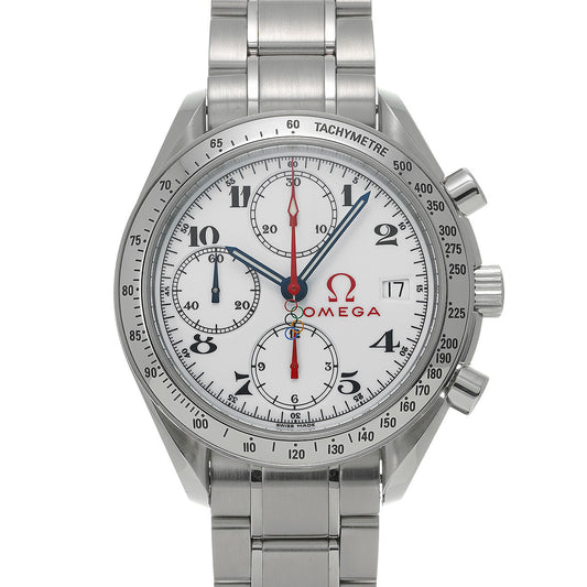 Speedmaster Date Olympic Collection 3516.20 White OMEGA Men's [Pre-Owned].