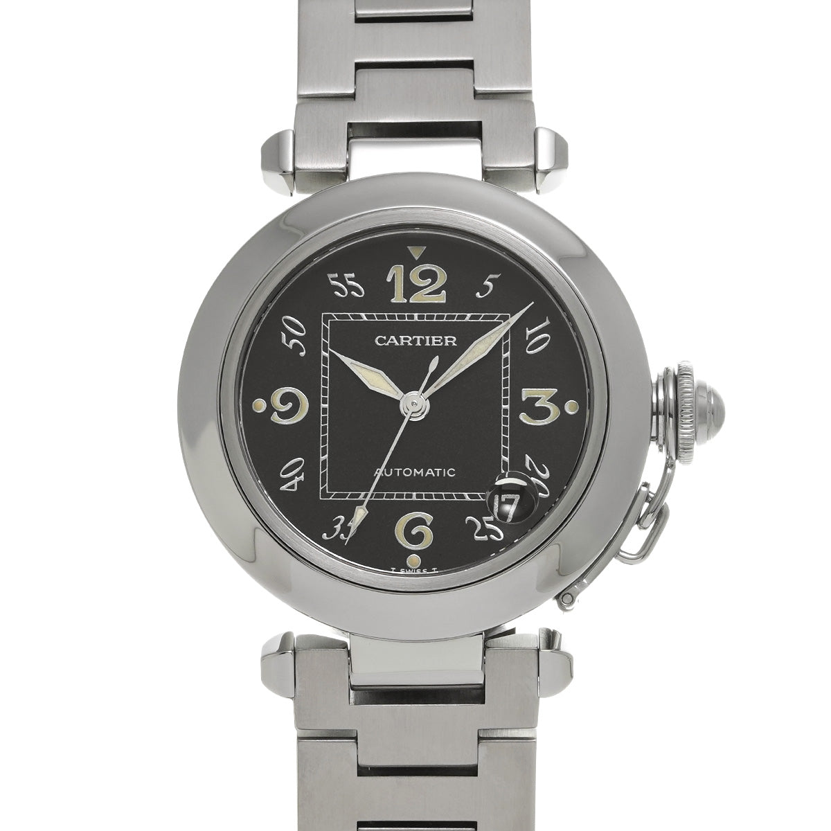 W31043M7 Pasha C Black CARTIER Unisex [Pre-Owned].