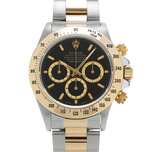 Cosmograph Daytona 16523 X (manufactured circa 1993) Black ROLEX Men's [Pre-Owned].