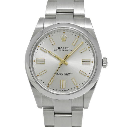 Oyster Perpetual 41 124300 Silver ROLEX Men's [New]