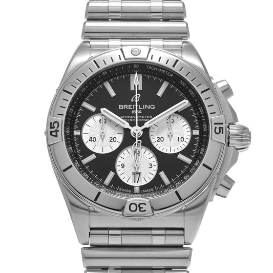 Chronomat B01 42 Japan Edition AB0134101B2A1 Black/Silver BREITLING Men's [Pre-Owned].