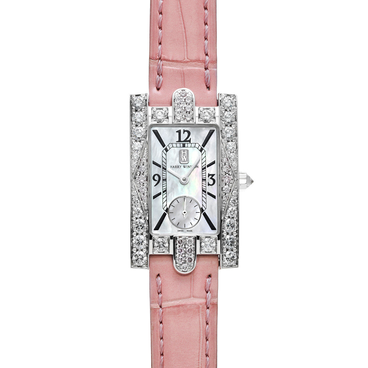 Avenue Aurora AVEQHM21WW185 White MOP HARRY WINSTON Women's [Pre-owned].