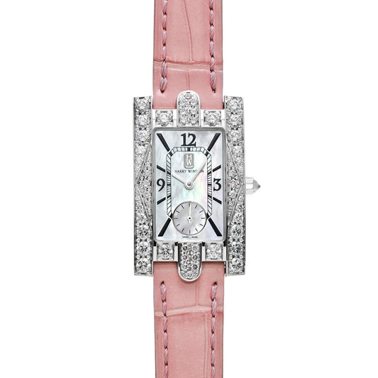Avenue Aurora AVEQHM21WW185 White MOP HARRY WINSTON Women's [Pre-owned].