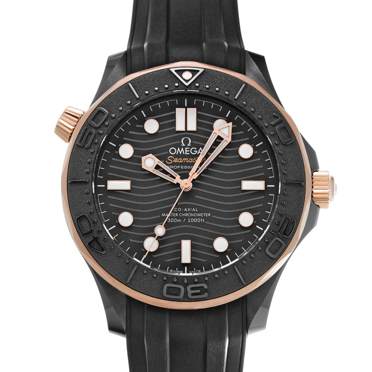 Seamaster Diver 300 Co-Axial Master Chronometer 210.62.44.20.01.001 Black OMEGA Men's [Pre-Owned].