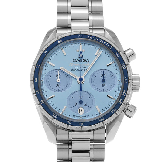Speedmaster 38 Co-Axial 324.30.38.50.03.001 Blue OMEGA Unisex [Pre-Owned].