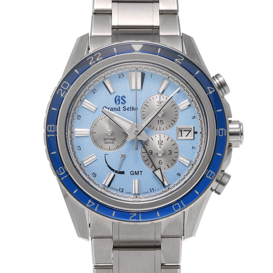 Sport Collection Spring Drive Chronograph GMT SBGC261 Blue/Silver Grand Seiko Men's [Pre-Owned].