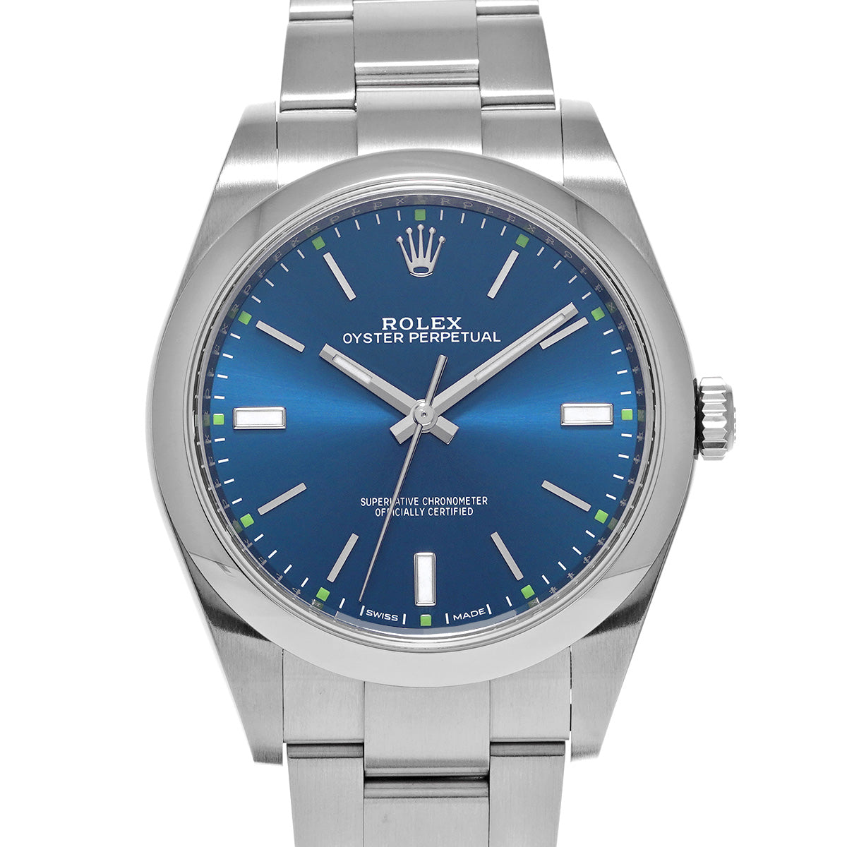 Oyster Perpetual 39 114300 Random Serial Blue ROLEX Men's [Pre-Owned].