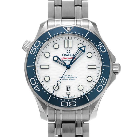 Seamaster Diver 300 Co-Axial Master Chronometer 2020 Tokyo Olympics 522.30.42.20.04.001 White OMEGA Mens [Pre-Owned].