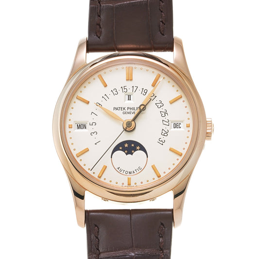 Perpetual Calendar Moonphase Retrograde 5050R-001 Silver PATEK PHILIPPE Men's [Pre-Owned].