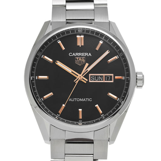 CARRERA Calibre 5 Day Date WBN2013.BA0640 Black TAG HEUER Men's [Pre-Owned].