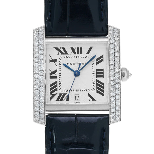 Tank Francaise LM 2366 White CARTIER Ladies [Pre-Owned].