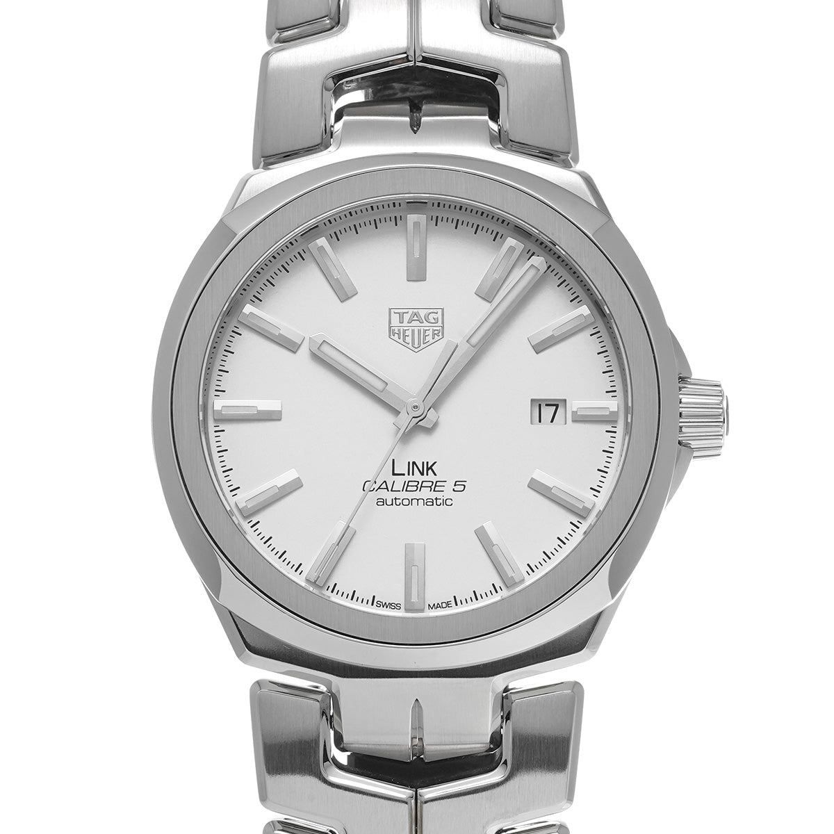 LINK Calibre 5 WBC2111.BA0603 Silver TAG HEUER Men's [Pre-Owned].