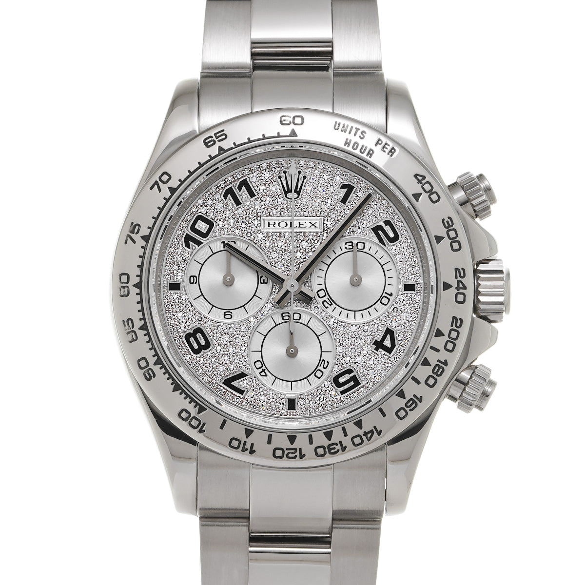 Cosmograph Daytona 116509ZEA D (manufactured around 2005) Pav Diamond/Silver ROLEX Men's [Pre-Owned].
