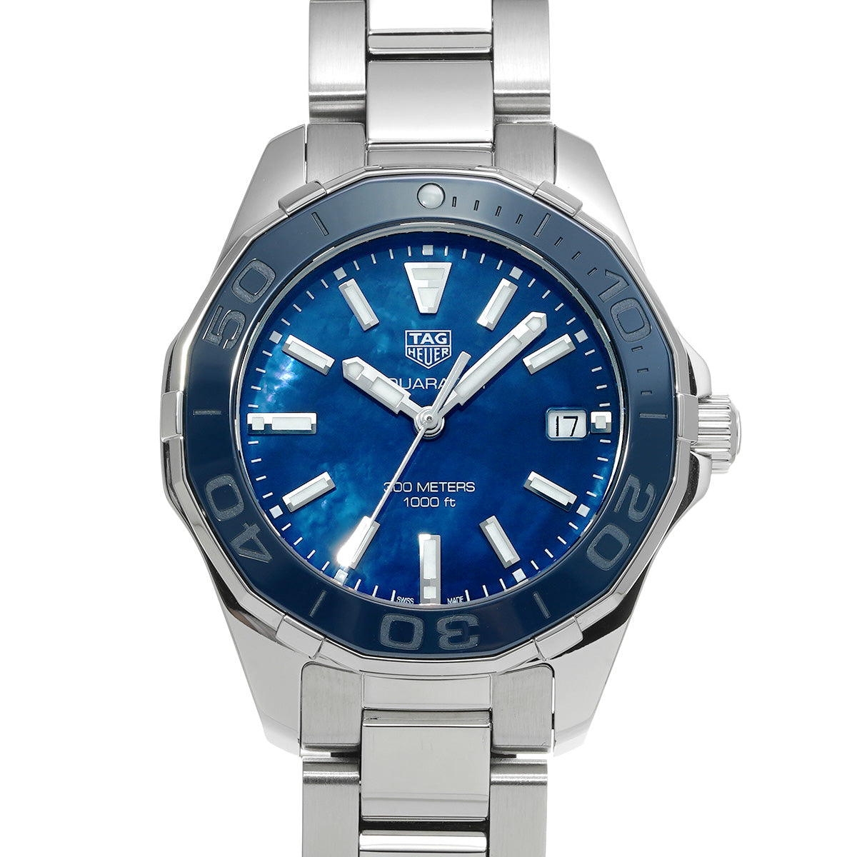Aquaracer WAY131S.BA0748 Blue TAG HEUER Ladies [Pre-Owned].