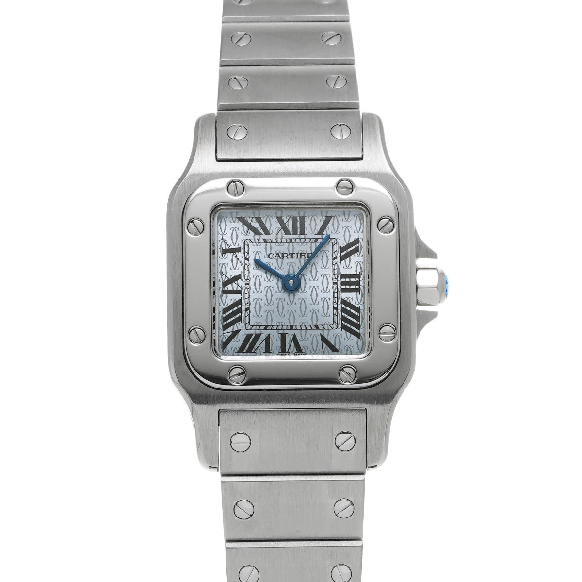 Santos Galve SM W20064D6 Blue CARTIER Ladies [Pre-owned]