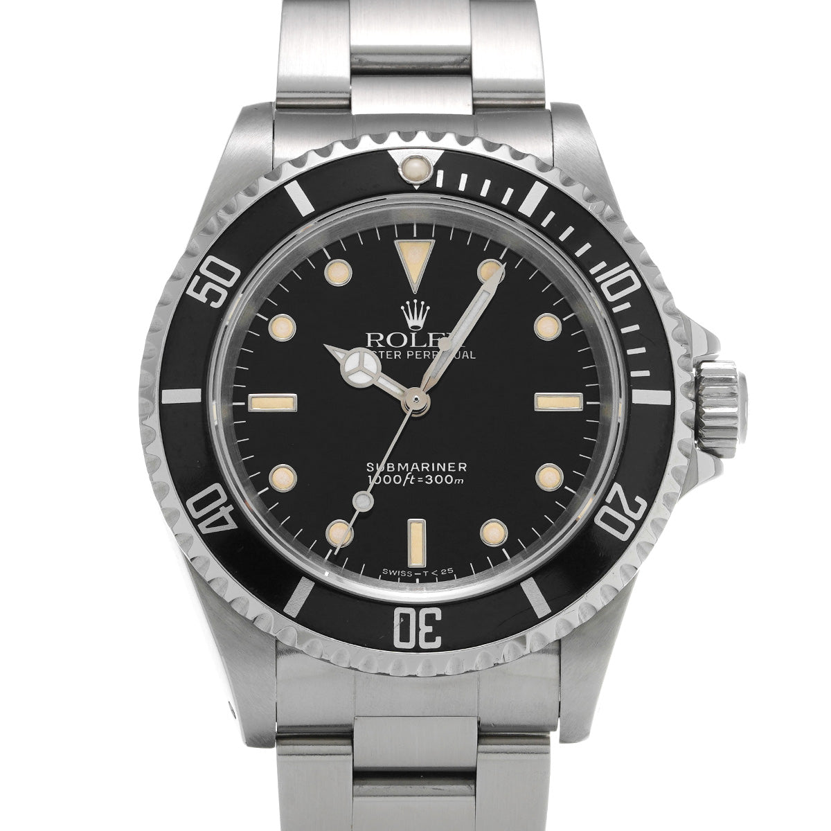Submariner 14060 E (manufactured circa 1991) Black ROLEX Men's [Pre-Owned].