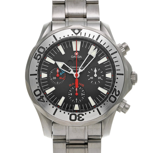 Seamaster Racing Chronograph 2269.52 Black OMEGA Ladies [Pre-owned]