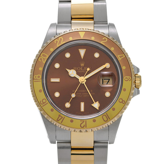 GMT Master II 16713 Y No. (manufactured circa 2003) Brown ROLEX Men's [Pre-Owned].