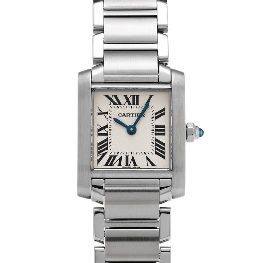 Tank Francaise SM W51008Q3 Silver CARTIER Ladies [Pre-owned]