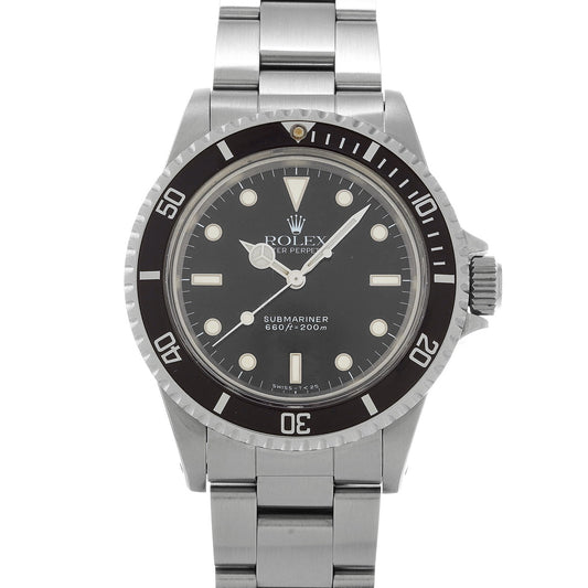 Submariner 5513 91st (manufactured circa 1985) Black ROLEX Men's [Pre-Owned].