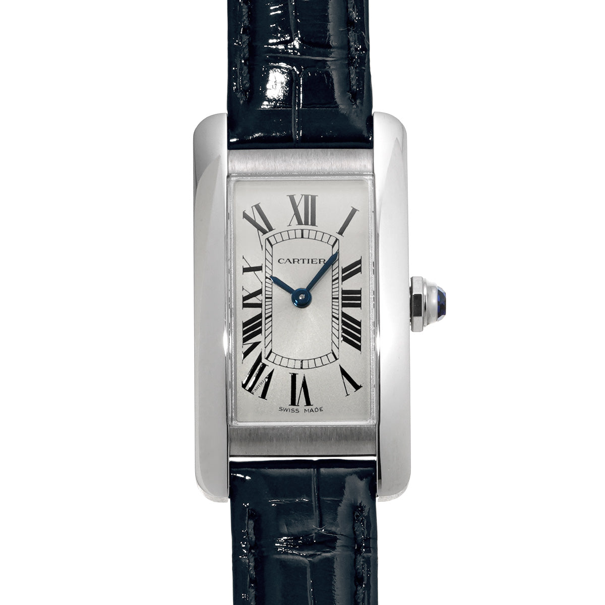 Tank American SM WSTA0043 Silver CARTIER Ladies [Pre-owned]