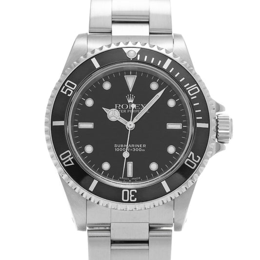 Submariner 14060M P (manufactured circa 2001) Black ROLEX Men's [Pre-Owned].
