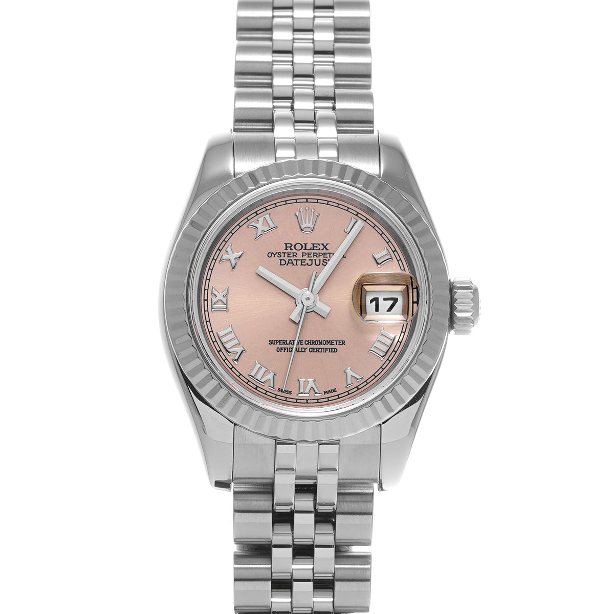 179174 D DATE JUST (manufactured circa 2004) Pink ROLEX Ladies [Pre-Owned].