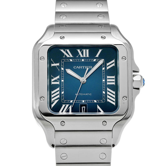 Santos de Cartier LM WSSA0030 Blue Gradation CARTIER Men's [Pre-Owned].