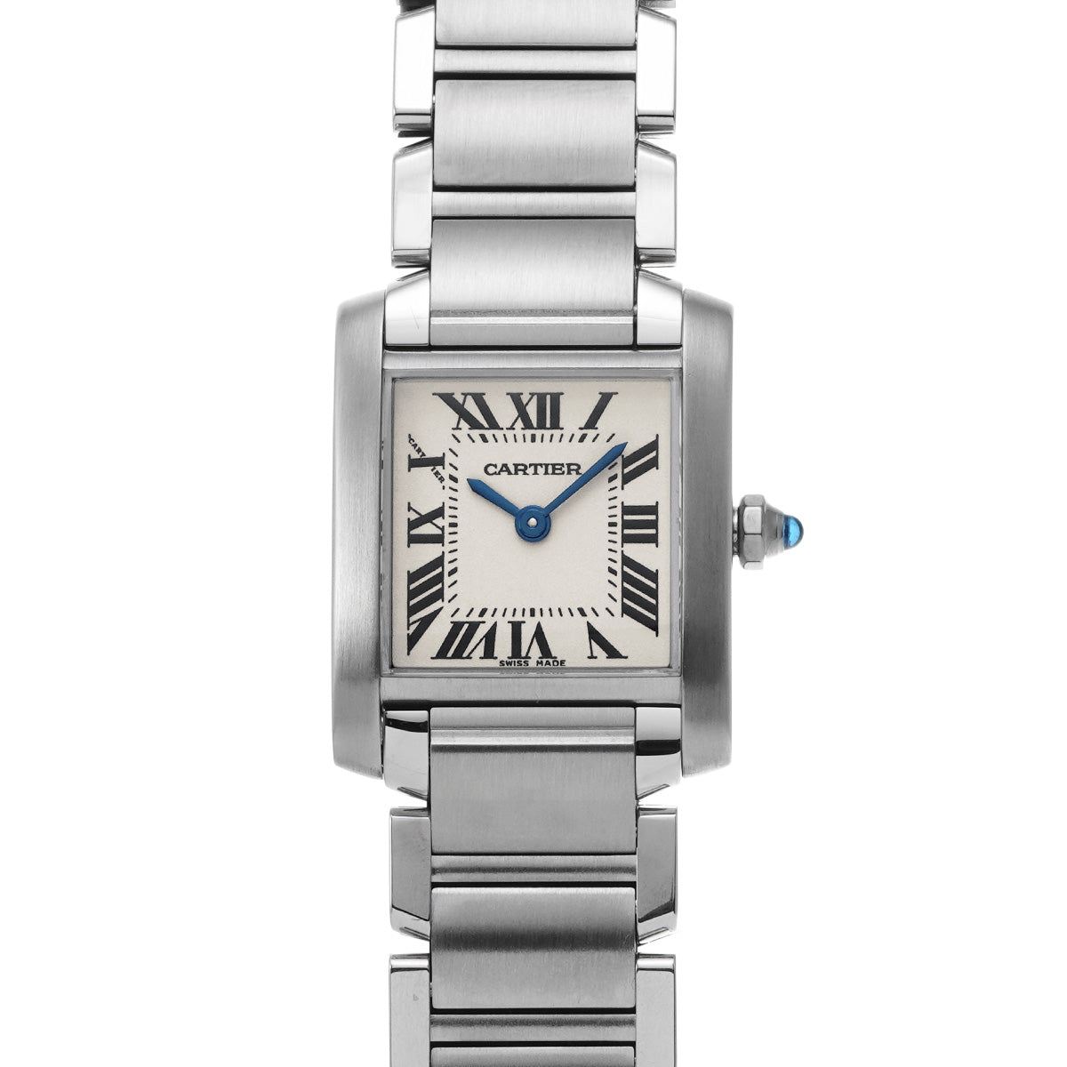 Tank Francaise SM W51008Q3 Silver CARTIER Ladies [Pre-owned]