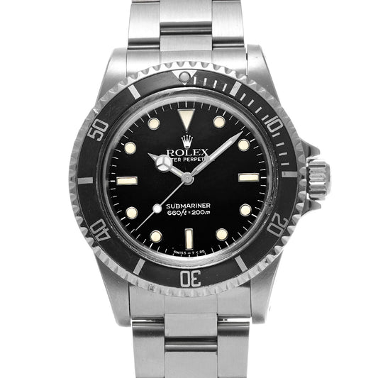 Submariner 5513 83s (manufactured circa 1983) Black ROLEX Men's [Pre-Owned].