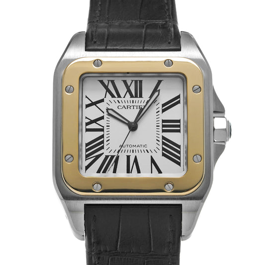 Santos 100 LM W20072X7 Silver CARTIER Men's [Pre-owned]