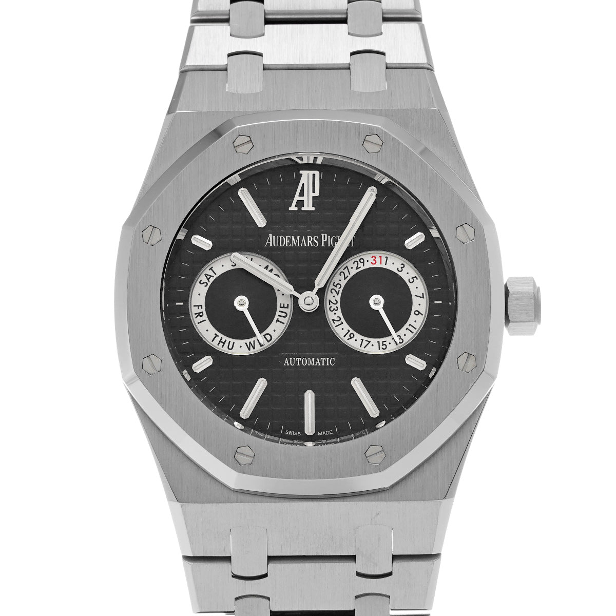 Royal Oak Day Date 26330ST.OO.1220ST.01 Black AUDEMARS PIGUET Men's [Pre-Owned].