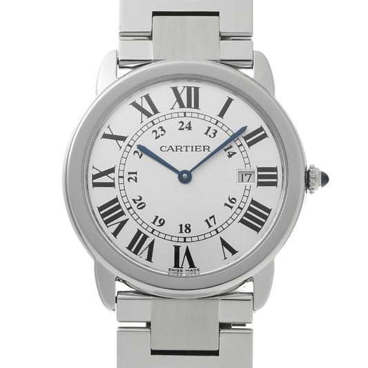 Ronde Solo LM W6701005 Silver CARTIER Men's [Pre-Owned].