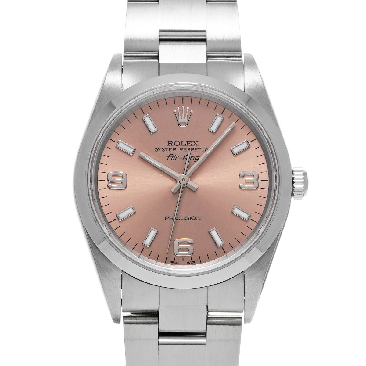 Air-King 14000M F No. (manufactured circa 2004) Pink ROLEX Men's [Pre-Owned].