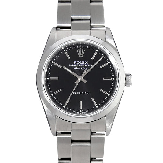 Air-King 14000 T (manufactured circa 1997) Black ROLEX Men's [Pre-Owned].