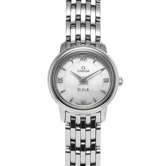 De Ville Prestige Quartz 424.10.24.60.05.001 White MOP OMEGA Ladies [New]